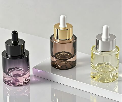 Glass Dropper Bottle glass container with rubber bulb dropper designed for controlled liquid dispensing in various applications